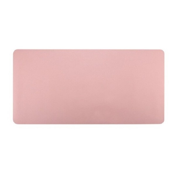 Tapis de souris et de clavier en cuir K2452 rose 40 cm x 80 cm