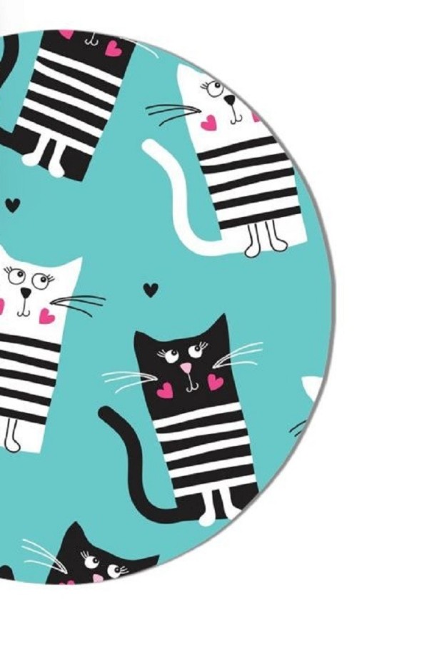 Tapis de souris rond K2527 20 cm x 20 cm 4