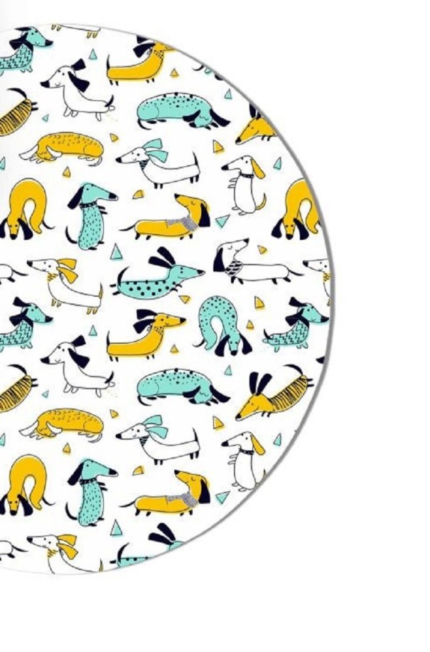 Tapis de souris rond K2532 20 cm x 20 cm 2