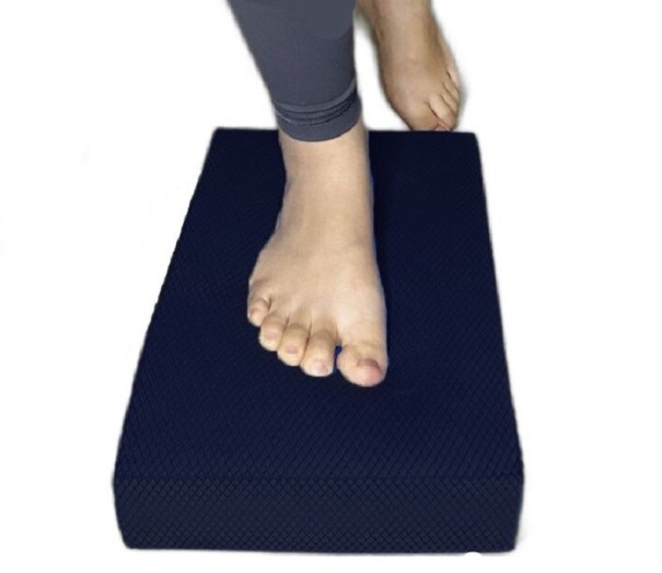 Tapis de yoga en mousse 31 x 20 x 6 cm noir