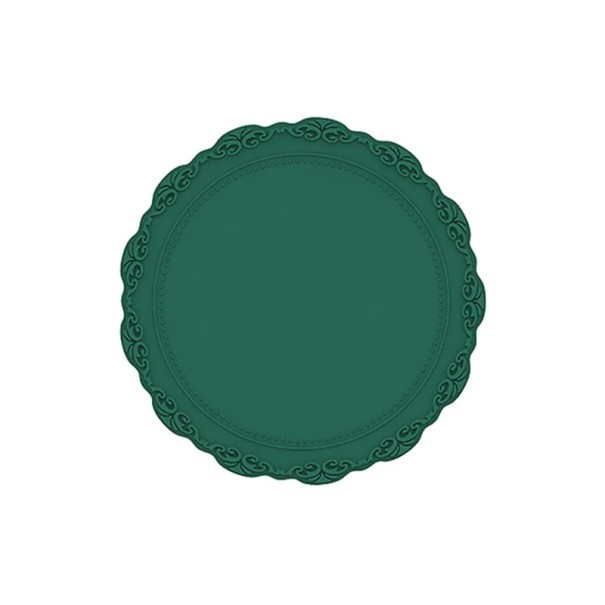Tapis en silicone pour le scellement à la cire Sous-verre pour le scellement à la cire Accessoires pour le scellement à la cire vert foncé