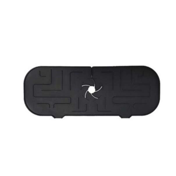 Tapis en silicone pour robinet de cuisine T938 noir