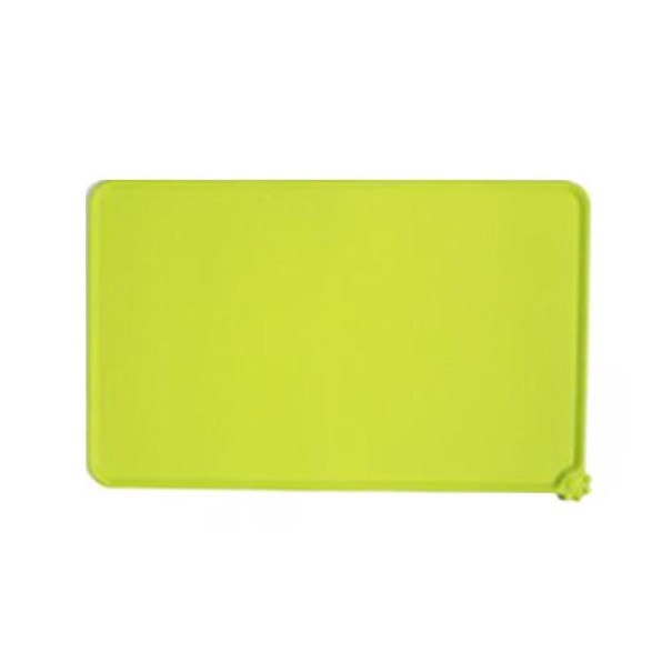 Tapis pour gamelle pour chiens et chats C740 vert clair