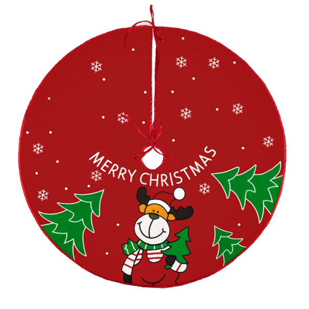 Tapis sous le sapin de Noël 60 cm 3