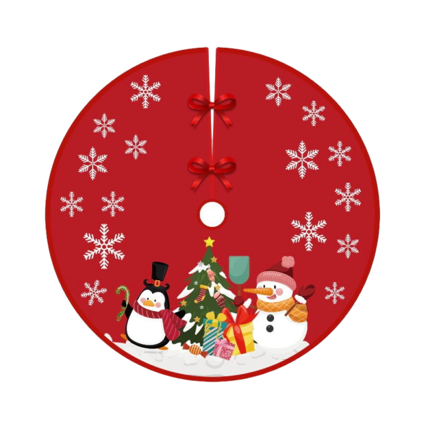 Tapis sous le sapin de Noël 90 cm 9