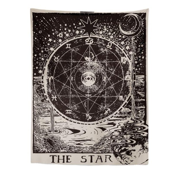 Tapisserie murale avec motif astrologique 4