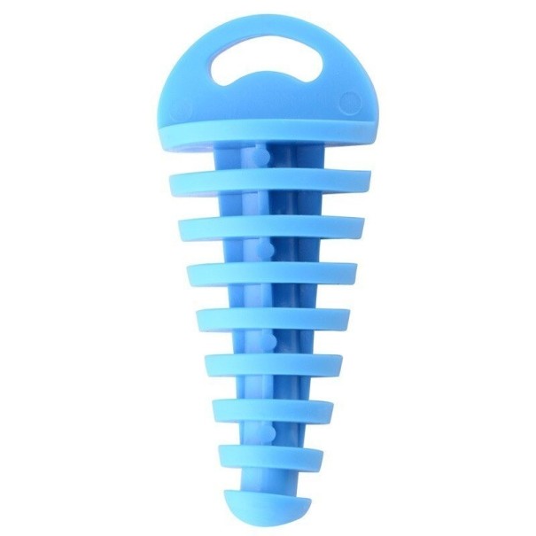 Tapón de escape de motocicleta azul