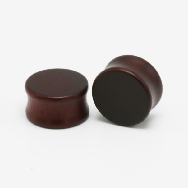 Tapones de madera J895 marrón oscuro 20 mm