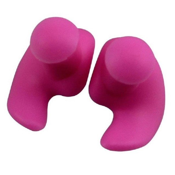 Tapones de natación rosa oscuro
