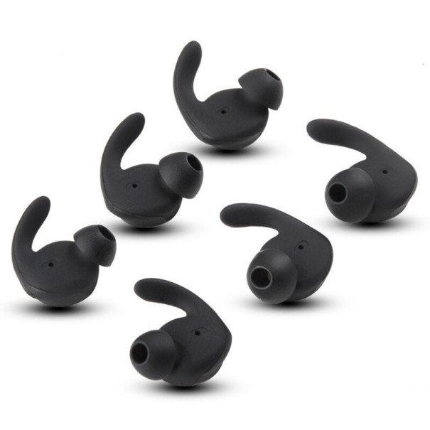 Tapones para los oídos con gancho para auriculares Huawei AM61 6 uds. negro