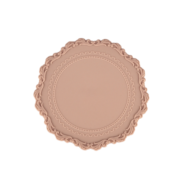 Tappetino in silicone per sigillare con ceralacca Sottobicchiere per sigillatura con ceralacca 10 x 10 cm Accessorio per sigillatura rosa