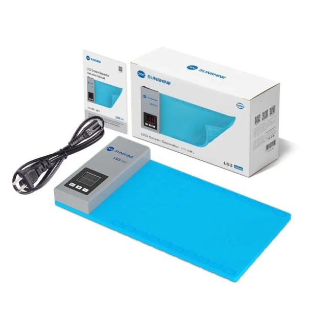 Tappetino riscaldato separatore LCD LS3 mini Piastra di servizio con regolazione della temperatura per riparazioni di telefoni cellulari e tablet 1