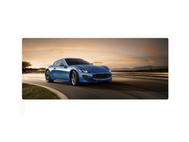 Tappetino rotondo con stampa di auto J703 6