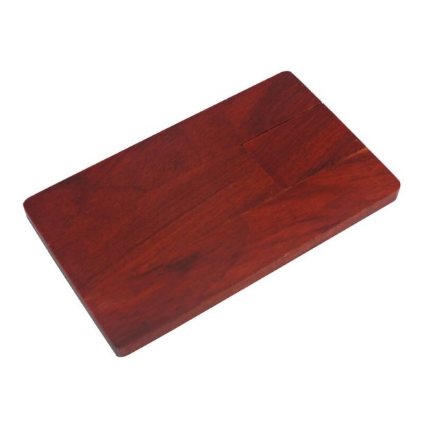 Tarjeta de madera con memoria USB 4GB 4