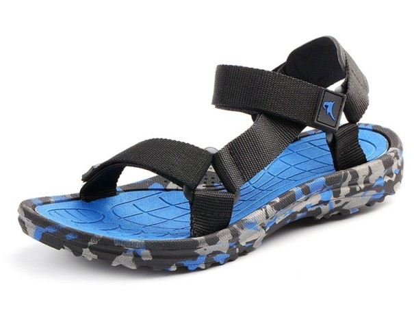 Tarnsandalen für Herren blau 42