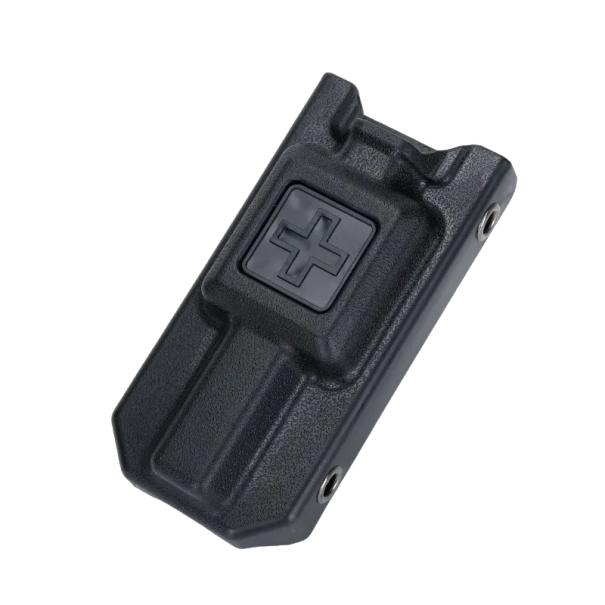 Tasca tattica per cintura Scatola di stoccaggio tattica Borsa medica 12 x 6 cm nero