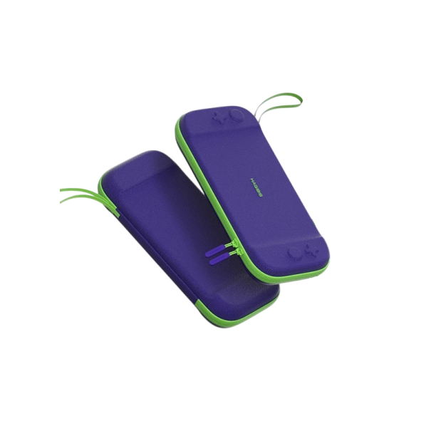 Tasche für die Spielkonsole Switch 2 Zehn Slots für Spielkarten 29 x 13,5 x 5 cm Robuste Schale Lila Leichtes Design Mit Riemen für den Rucksack