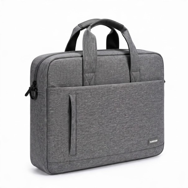 Taška na notebook 15 až 16 palcov S airbag polstrovaním 44 x 33 x 8 cm Odnímateľný popruh Do práce aj na cesty tmavo sivá