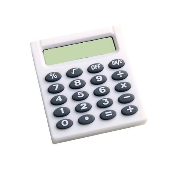 Taskulaskin J436 valkoinen