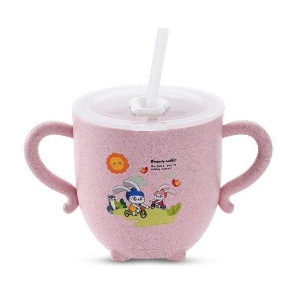 Tasse d'apprentissage pour enfants P3546 rose