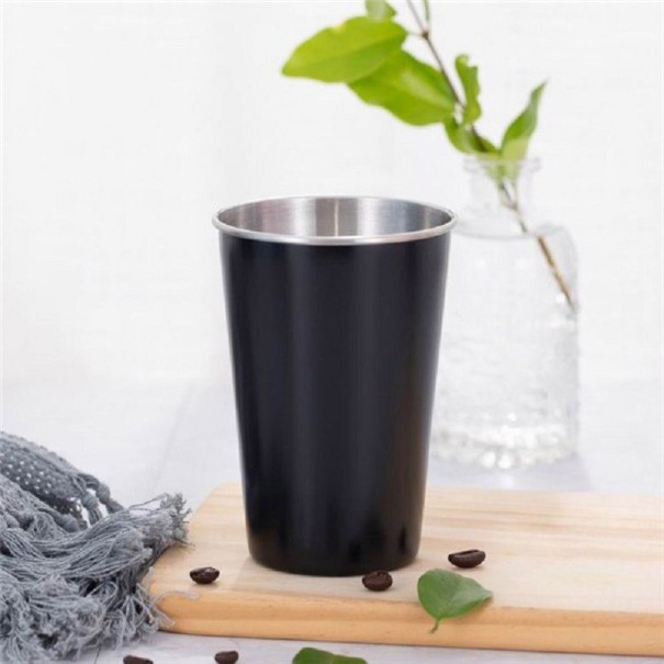 Tasse en acier inoxydable avec inscription 3