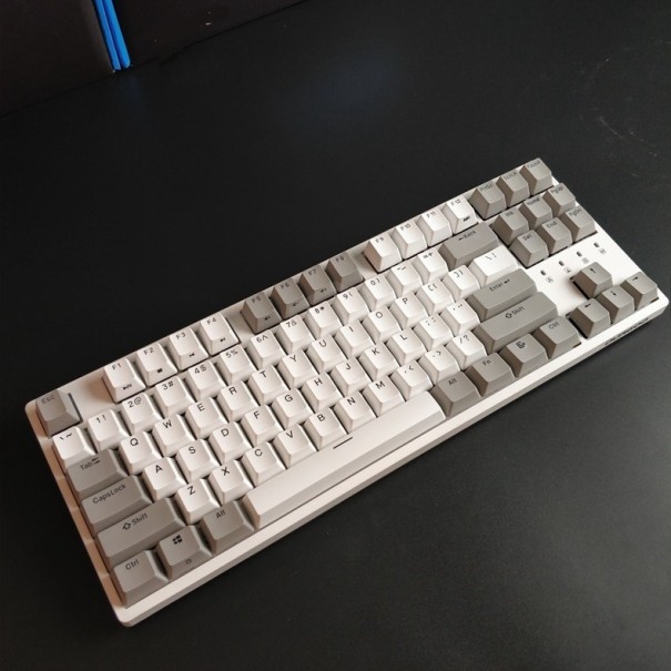 Tastatur 87 Tasten weiß 1