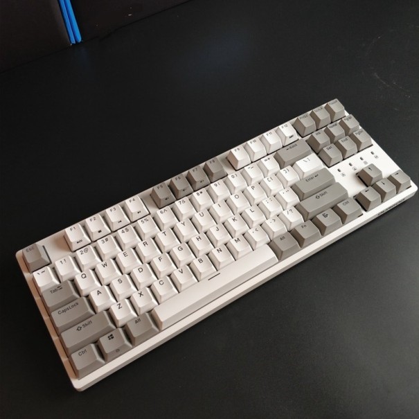 Tastatur 87 taster hvid 3