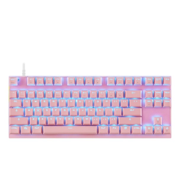 Tastatur mit Hintergrundbeleuchtung K326 rosa 2