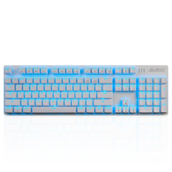 Tastatur mit Hintergrundbeleuchtung K387 weiß 1