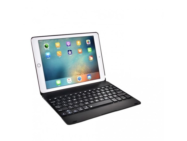 Tastatur mit Schutzhülle für iPad schwarz