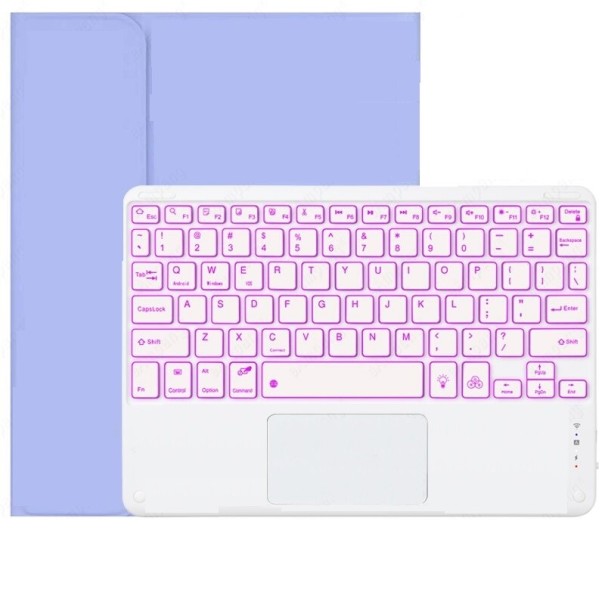 Tastatur- og penneetui til Apple iPad Air 3 (2019) / Pro 10,5&quot; (2017) med baggrundsbelysning 13