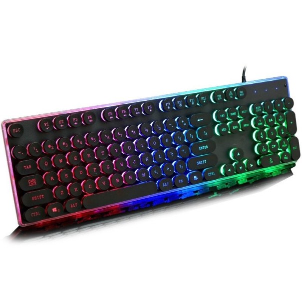 Tastatură iluminată K298 negru