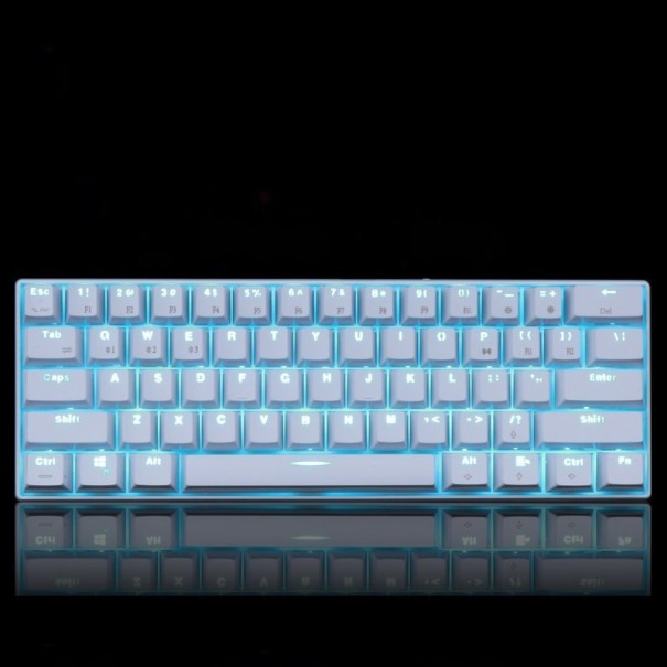 Tastatură K356 cu mod dual retroiluminat alb 2
