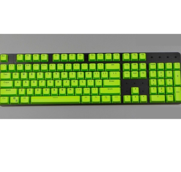 Taste PBT interschimbabile, 108 taste verde