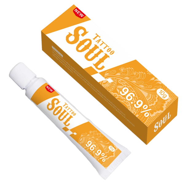 Tatoveringscreme 96,6% appelsin 10 g dødbringende creme til permanent makeup Bedøvende tatoveringscreme Tatoveringscreme 1