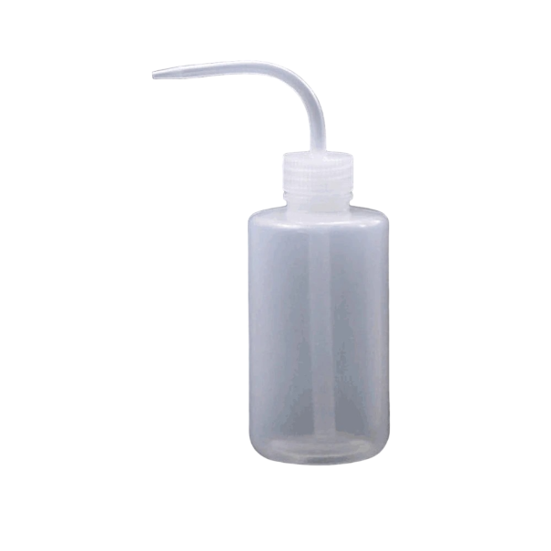 Tatoveringsvaskeflaske Tatoveringspipetteflaske 250 ml Tatoveringstilbehør hvid