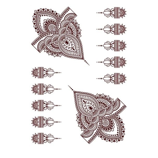 Tatuaj temporar impermeabil, maro, adeziv, tatuaj de lungă durată 4