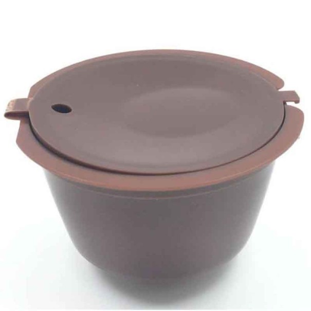 Täytettävä kapseli Dolce Gusto C97 -kahvikoneeseen ruskea