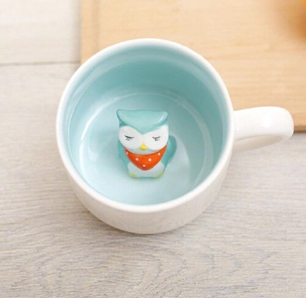 Taza con decoración de animales 7