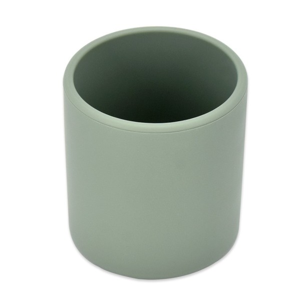 Taza de silicona oliva