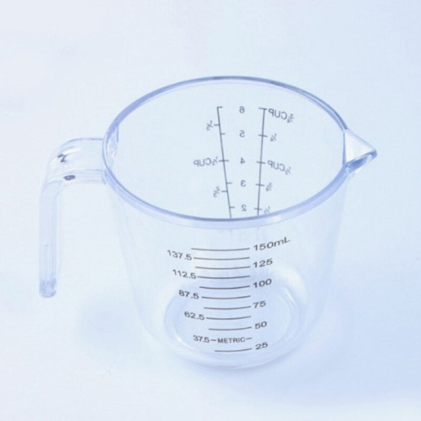 Taza medidora de cocina 150 ml cristalino