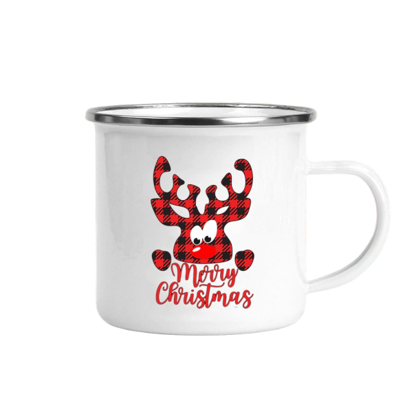 Taza navideña con reno 3