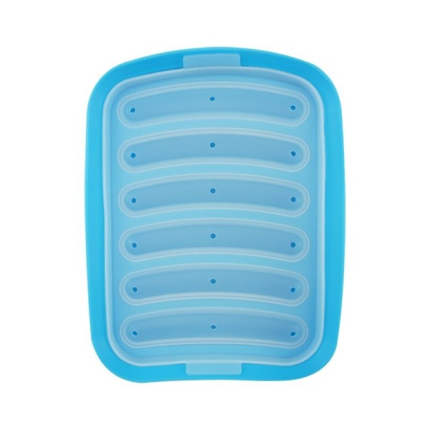 Tazón de refrigerio azul