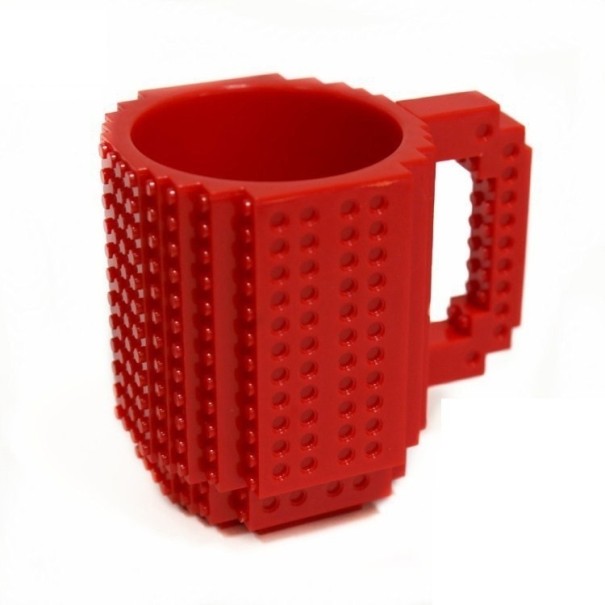 Tazza per bambini da costruzione rosso