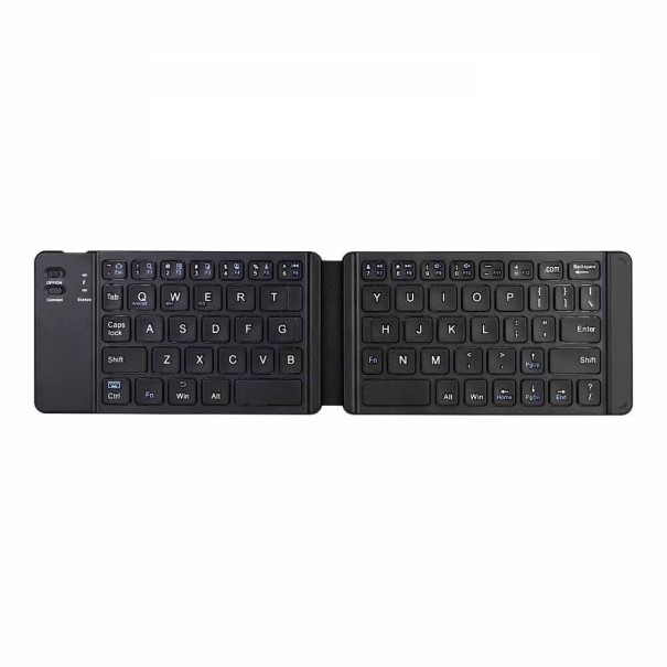 Teclado bluetooth dobrável preto