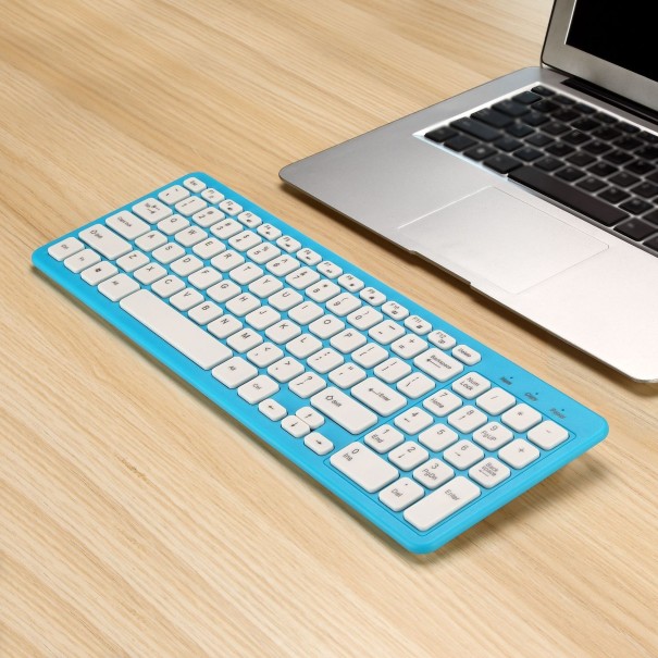 Teclado inalámbrico K389 azul