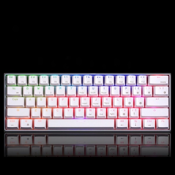 Teclado retroiluminado de modo dual K356 blanco 1 Teclado retroiluminado de modo dual K356 blanco 1