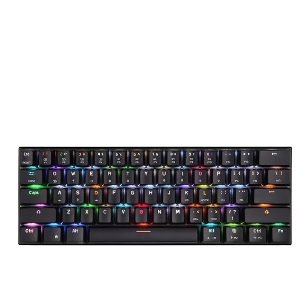 Teclado retroiluminado de modo dual negro 2