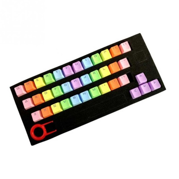 Teclas reemplazables para el teclado K395 morado