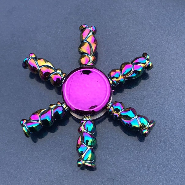 Tęczowy fidget spinner E64 11